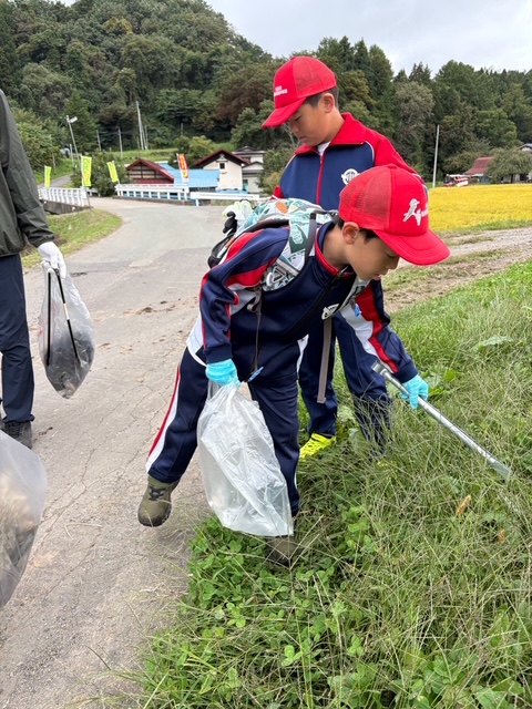 令和7年　岩手町川口周辺　清掃活動